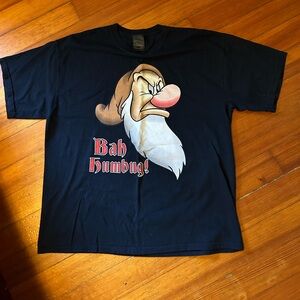 XL Vintage Snow White Dwarf Tee ; Grumpy Bah Humbug Tee Clean and ready to wear